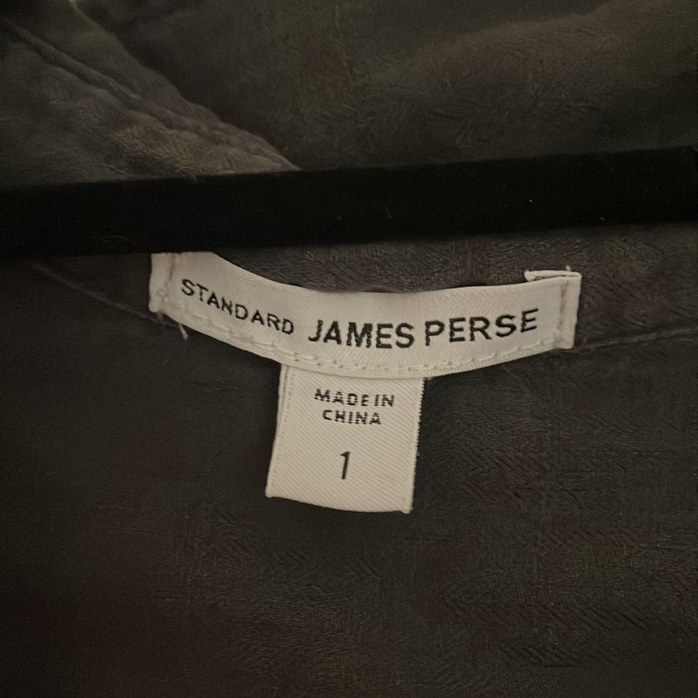 James Perse Grey Button Down - image 3